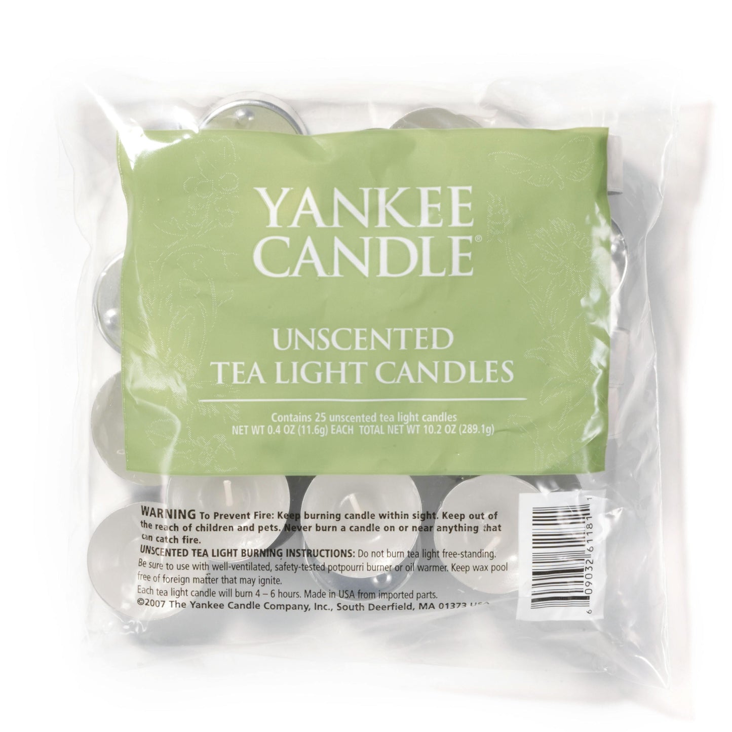 Unscented Tea Light Candles - C3KE