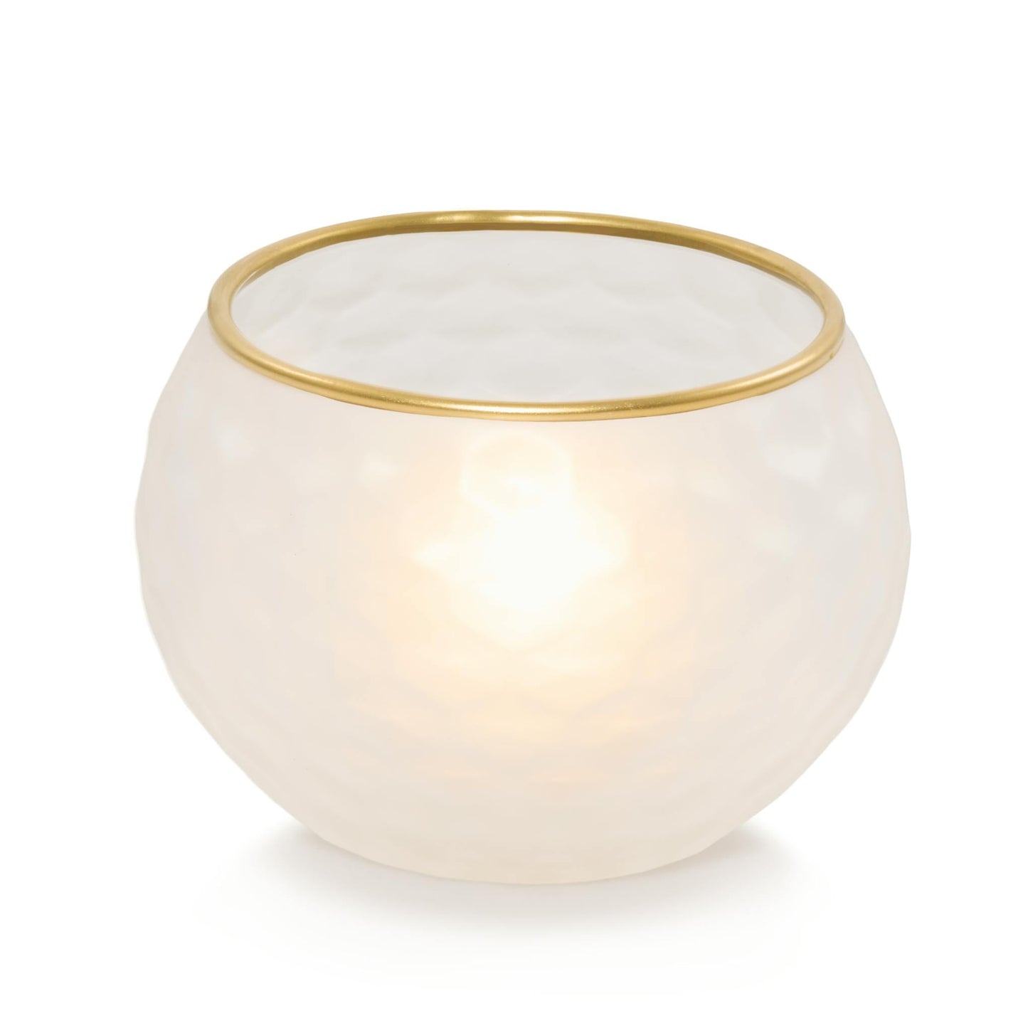 Frosted Honeycomb Tea Light Candle Holder - KHE4